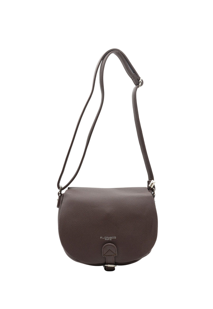 Bolsa a tiracolo com aba F7533 Flora & Co Chocolate