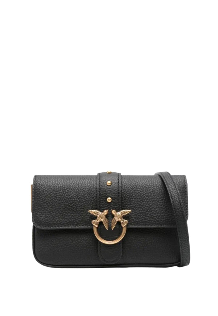 Pinko Borsa a Patta Love One Slouchy Baby Bottalat Nero A2OXZ99Q
