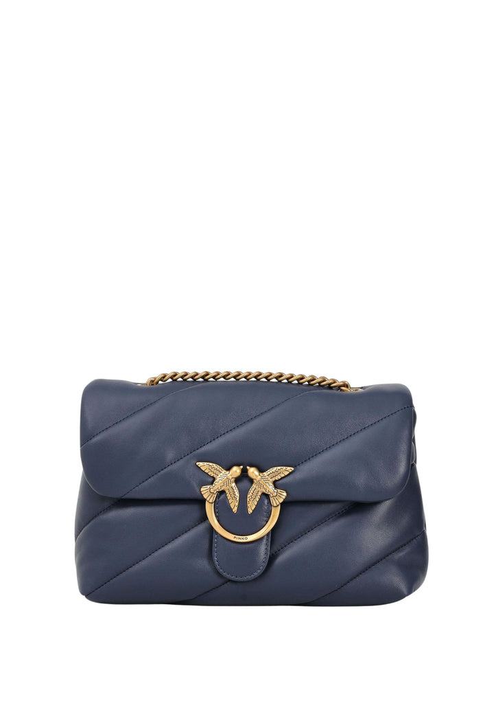 Pinko Bolsos de mano Love Puff Classic Cl Sheep Nap Azul A0F2G08Q