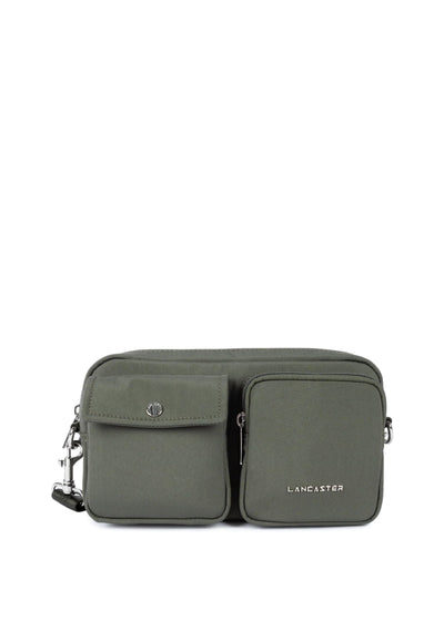 Lancaster Sac trotteur Zippé Basic Pocket 510-91 Kaki Foncé