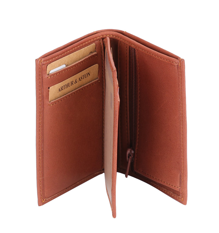Arthur & Aston Portefeuilles Mixte, Homme, Femme 2028-799 Cognac