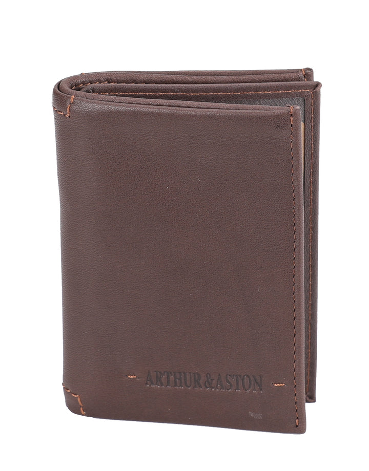 Arthur & Aston Portefeuilles Mixte, Homme, Femme 2028-799 Chataigne