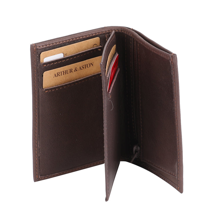 Arthur & Aston Portefeuilles Mixte, Homme, Femme 2028-799 Chataigne