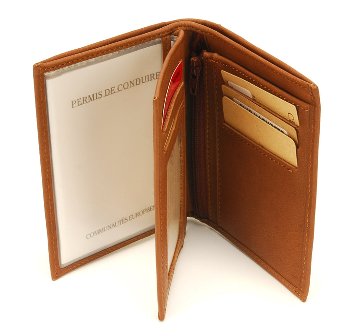 Arthur & Aston Portemonnees Uniseks, Man, Vrouw 2028-800 Cognac