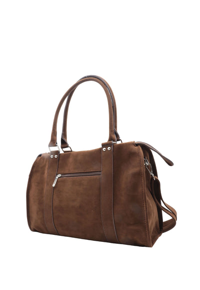 Flora and Co F7509 Shopping Bag Chocolate