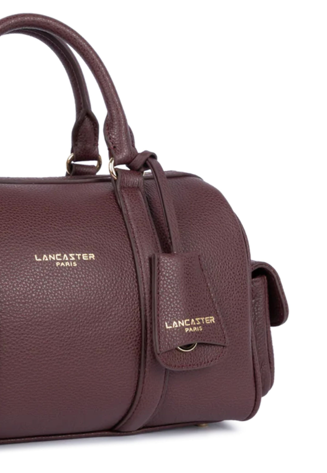 Lancaster Zipper Duffle Bag M Milano Ana 547-108 Bordeaux