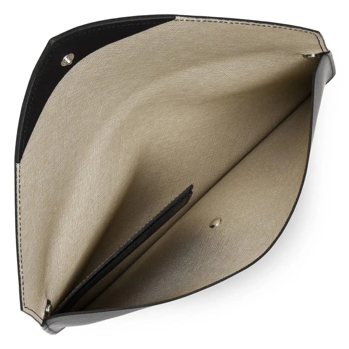 Lancaster Pur & Element City 222-20 Zwart/Champagne clutch tas