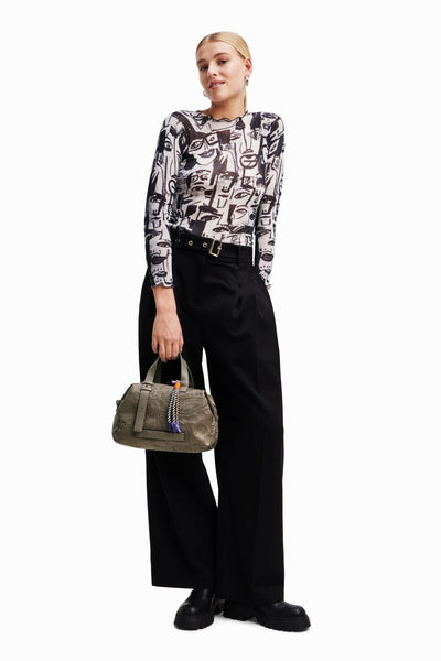 Sac à main Desigual 23WAXP18 Gris stone