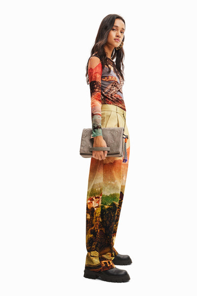 Sac bandoulière Desigual 23WAXP75 Gris stone