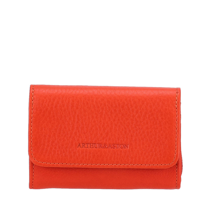 Arthur & Aston Etui na Karty Unisex, Mężczyzna, Kobieta 2528-165 Pomarańczowy