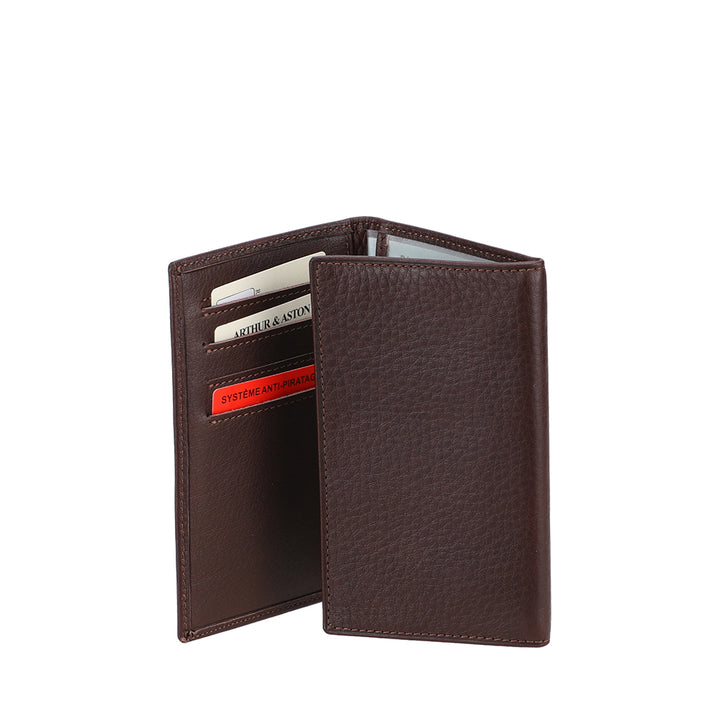 Arthur & Aston Portfele Unisex, Męski, Damski 2528-939 Kasztanowy