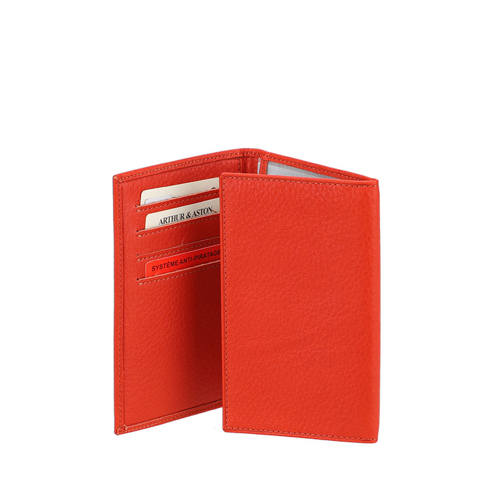 Arthur & Aston Portefeuilles Mixte, Homme, Femme 2528-939 Orange