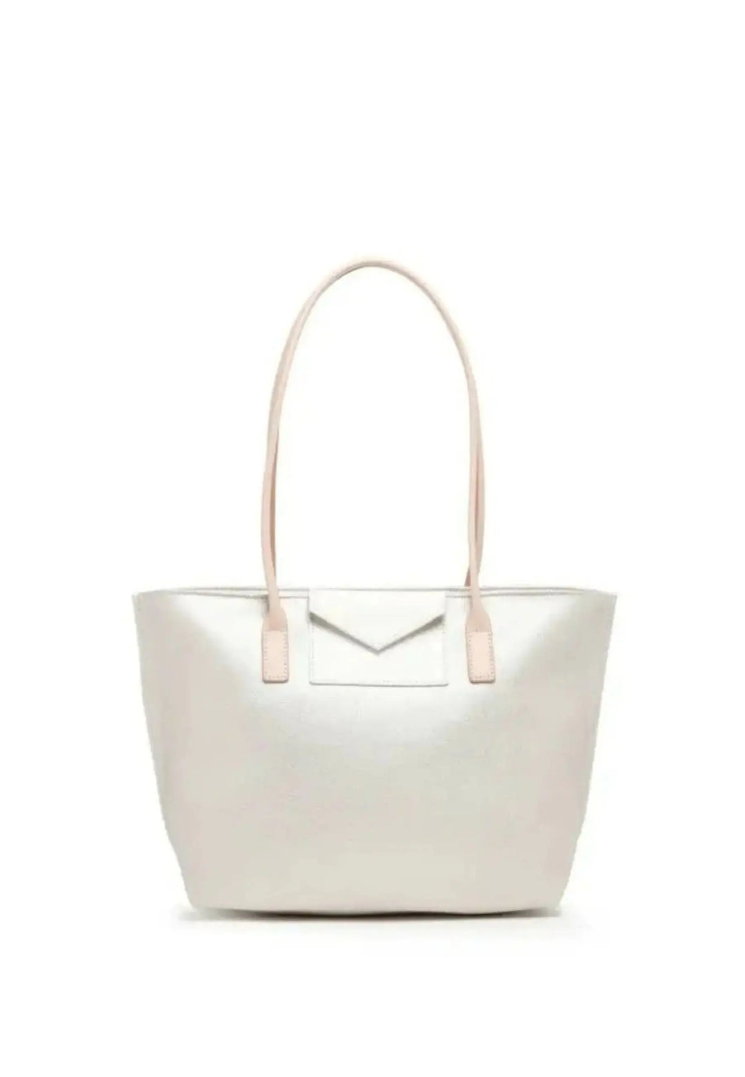 Cabas / Shopping Nacre-Blanc -Poudre 