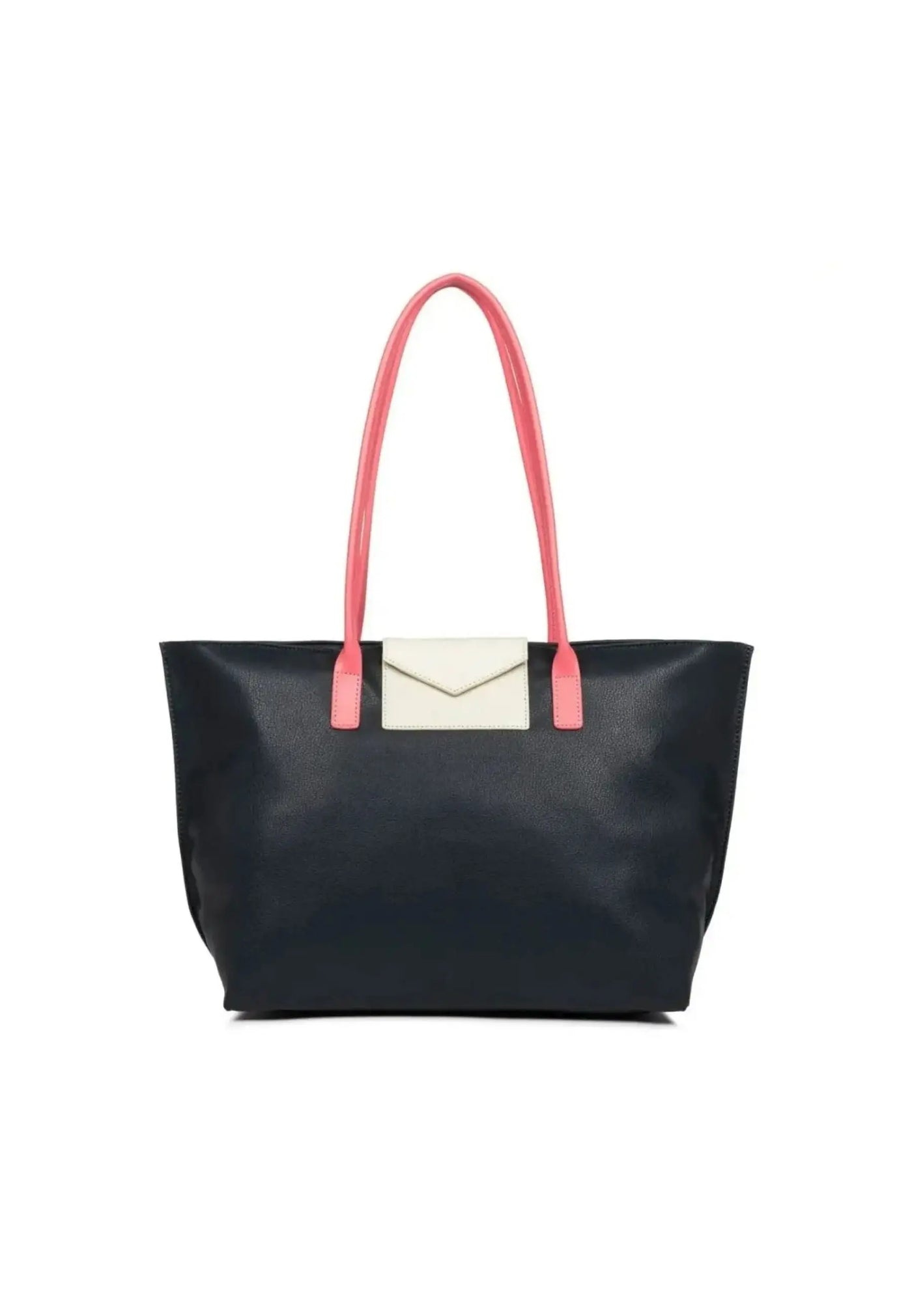 Cabas / Shopping Bleu Foncé Blanc Rose 