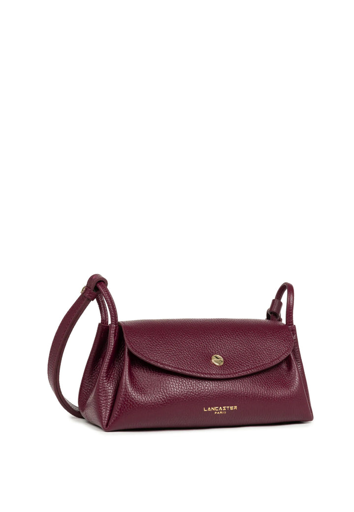 Lancaster Axelremsväska med magnetlock M Accordéon Double 470-88 Bordeaux - In - Champagne