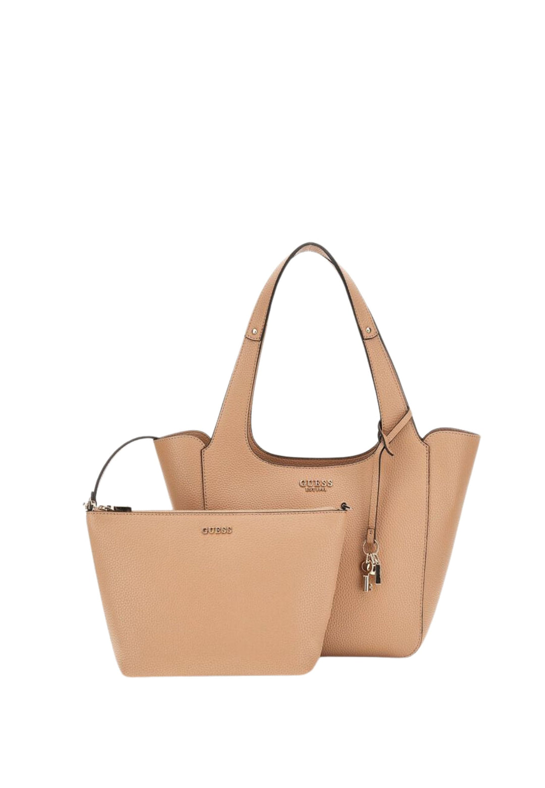 Guess Anadela 3 Comp Satch Beige Shoulder Bag BG964022