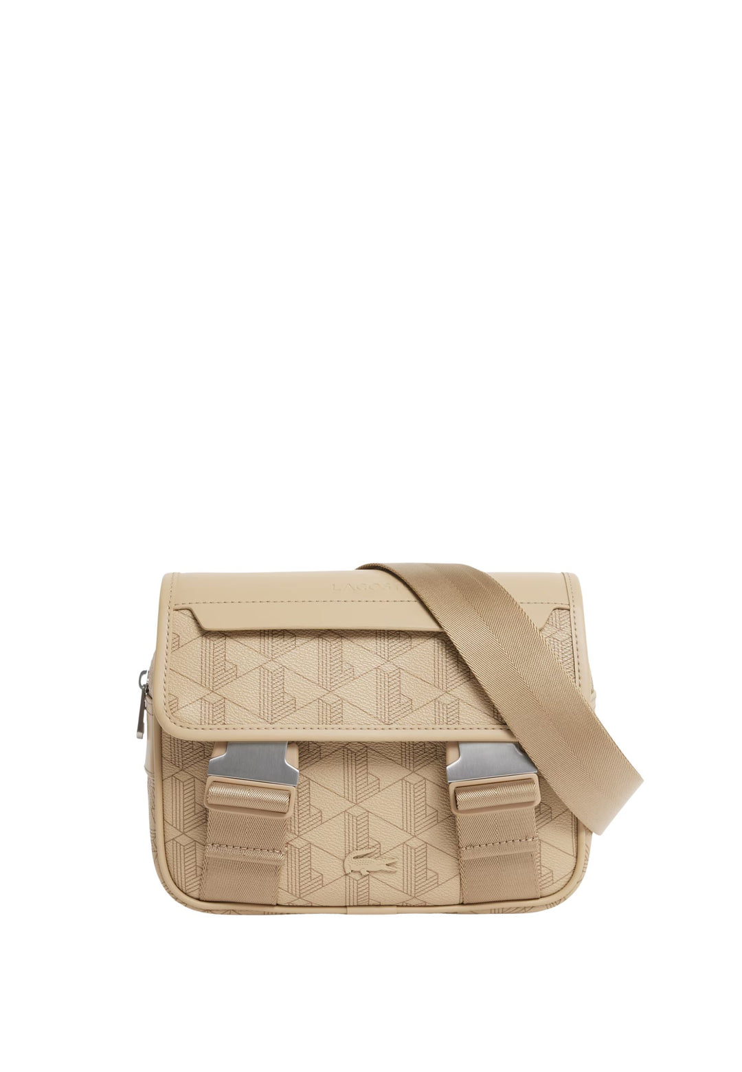 Lacoste The Blend Mono Viennois Otter schoudertas