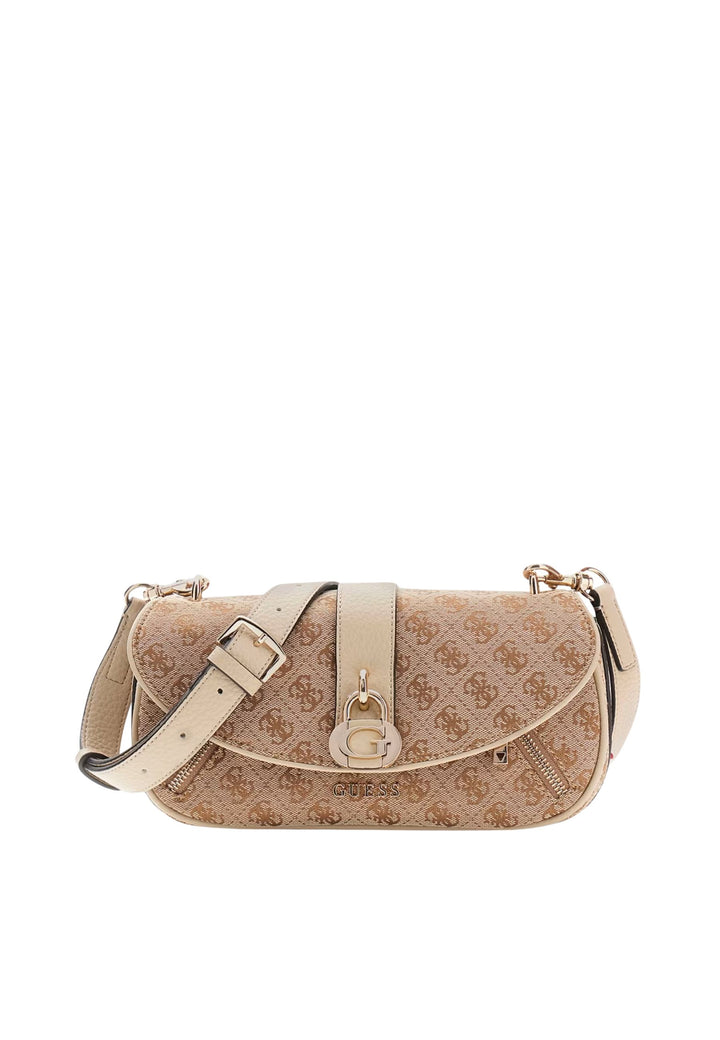 Guess Schoudertas Jessa Girlfriend Sat Latte Logo