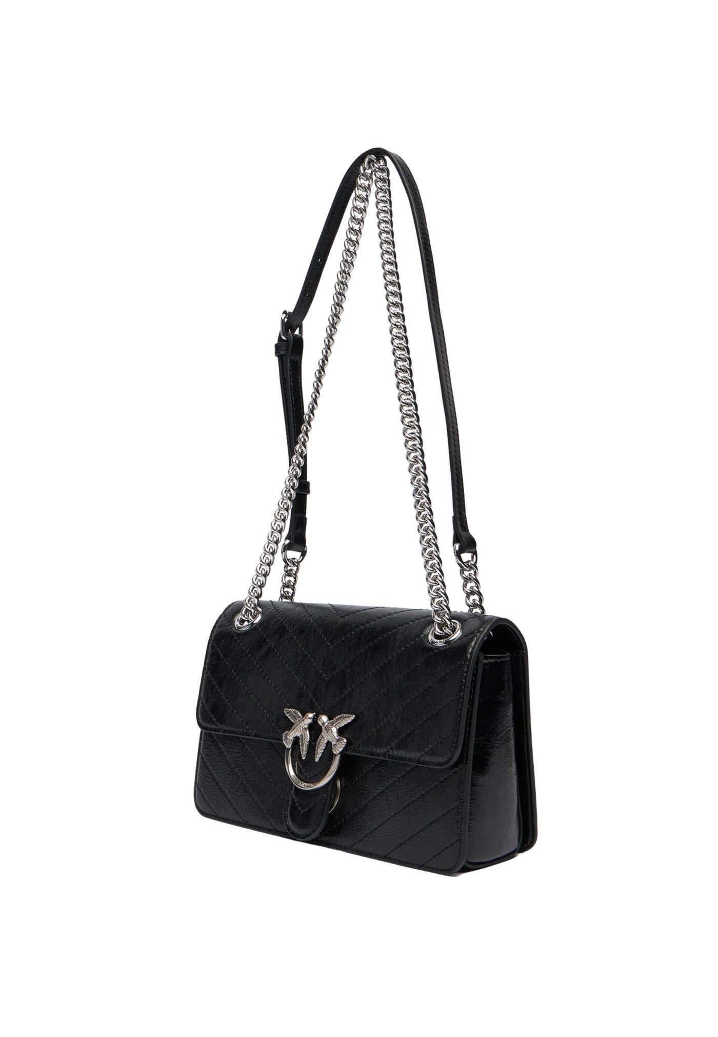 Pinko Taske Rabat Love One Light Mini Vitello Wr Sort A2JCZ99E