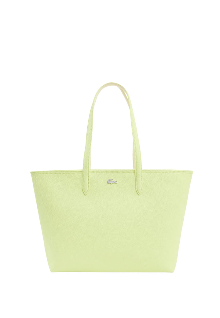 Lacoste Anna Zip Tote Bag Sencha Powder