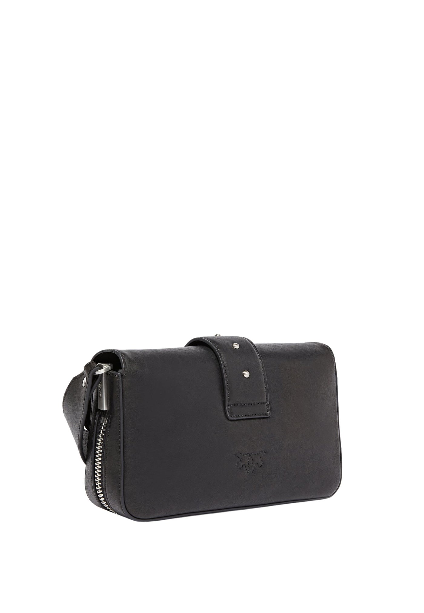 Pinko Sac Rabat Love One Slouchy Zip Mini Vite Noir A2JGZ99E