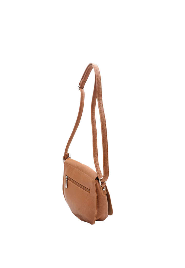 Bolsa a tiracolo com aba F7533 Flora & Co Camel