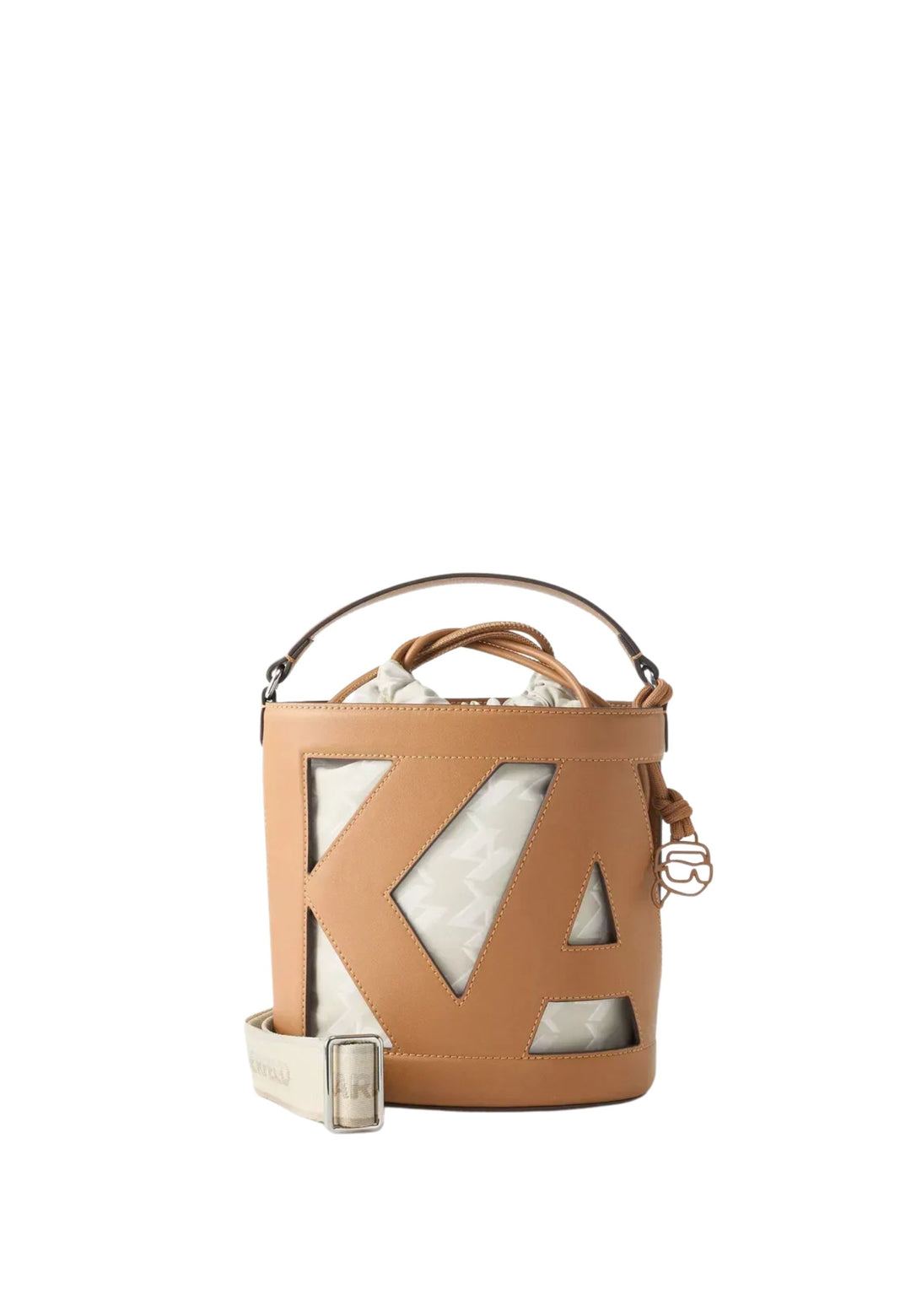 Karl Lagerfeld Sac Seau Ikon Monogramme Crème