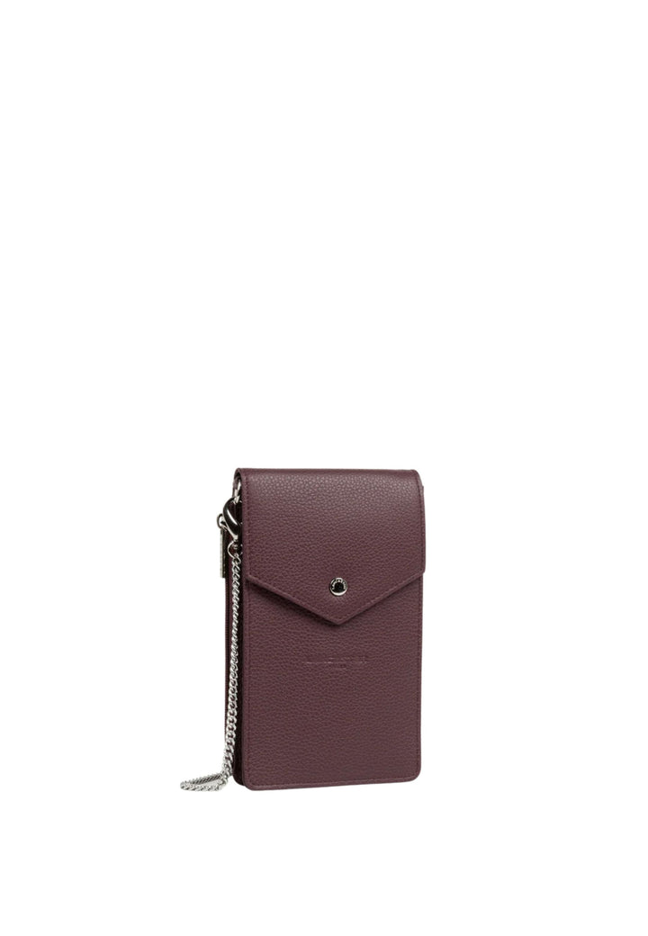 Lancaster Pochette smartphone A rabat avec pression Foulonné PM 170-37 Bordeaux