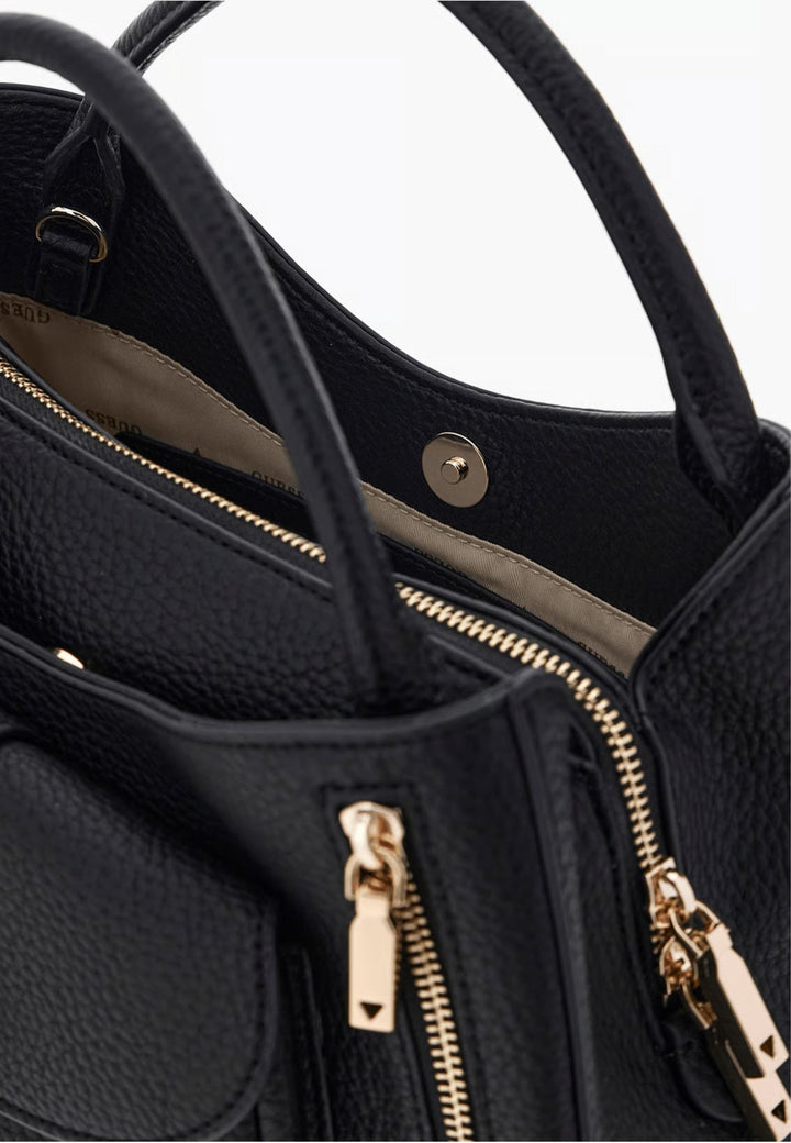 Guess Sac Bandoulière Cordelia Logo Luxury Noir