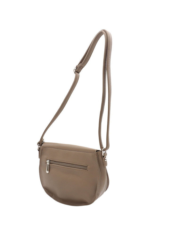 Borsa a tracolla con patta F7533 Flora & Co Taupe