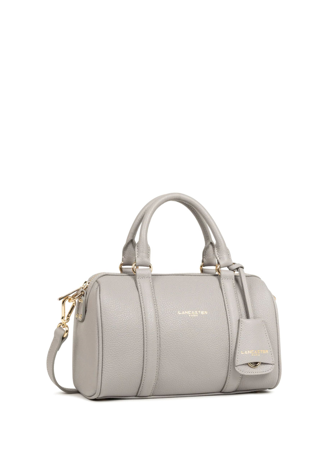 Lancaster Zylindertasche mit Reißverschluss M Milano Ana 547-102 Grau