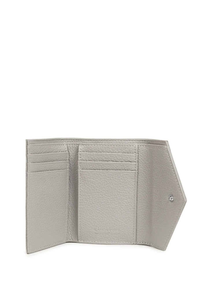 Lancaster Porta carte Con patta e bottone a pressione Foulonné PM 170-36 Grigio