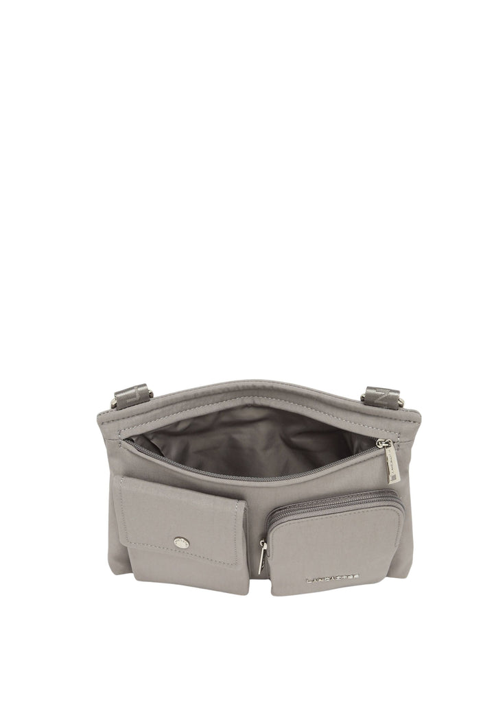 Lancaster Reißverschlusstasche Basic Pocket 510-90 Dunkler Kiesel