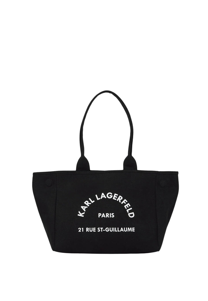 Karl Lagerfeld Cabas Convertible Coton Noir