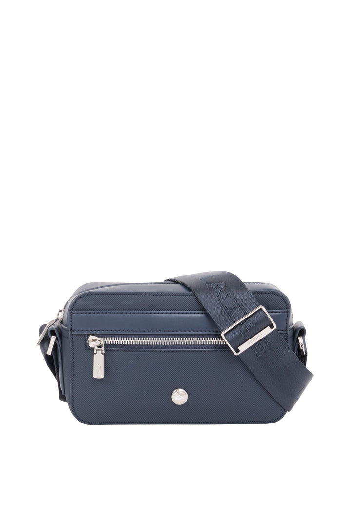 Lacoste Men's Langon Small Messenger Bag Petit Piqué Navy