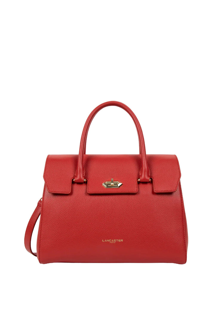 Lancaster Tas met klep Milano Cosmos Leer Rood