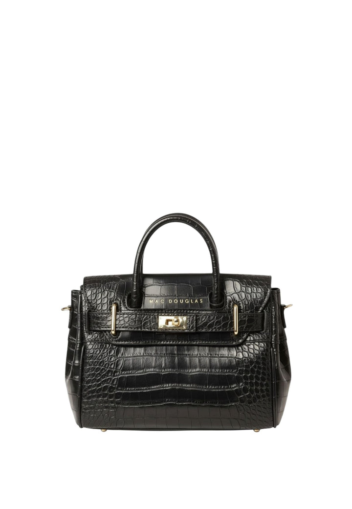 Mac Douglas Bolsos De Mano Mini Pyla Mery Croco Negro