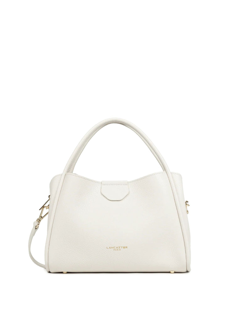 Lancaster Sac à main Aimantée M Ida Double 470-84 Ecru - In - Beige