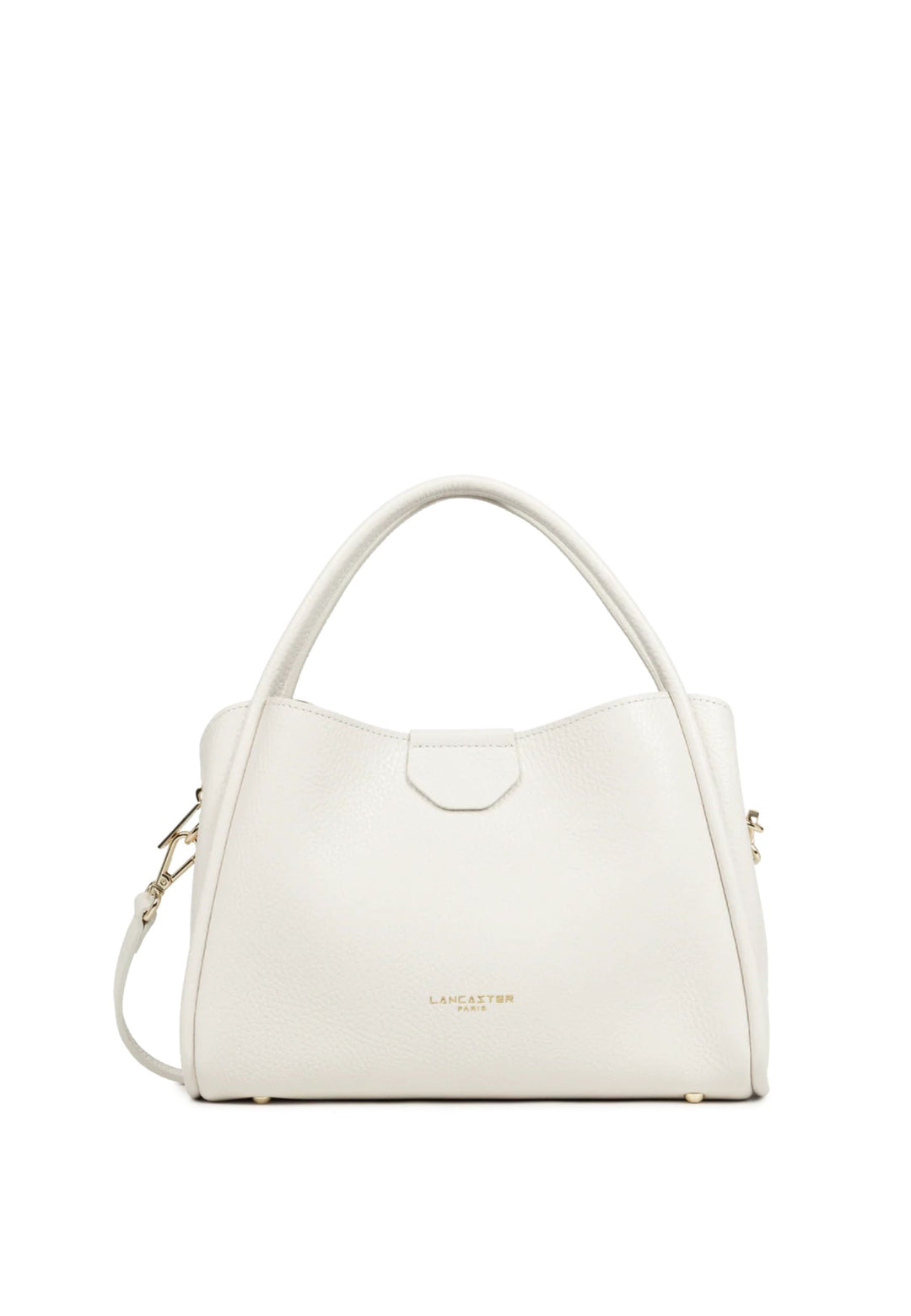 Lancaster Sac à main Aimantée M Ida Double 470-84 Ecru - In - Beige