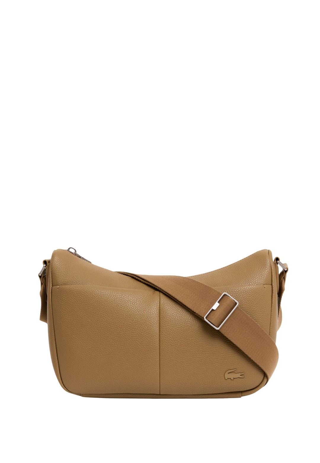 Lacoste Sac à Bandoulière Magnus Marron Cookie Cuir