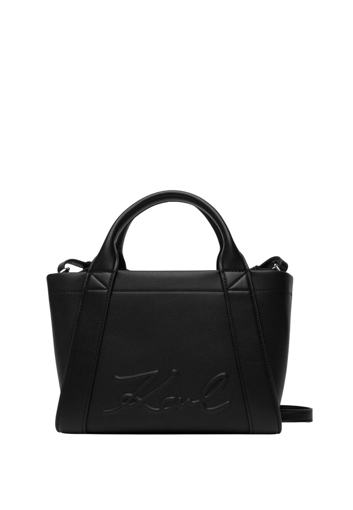 Bolso shopper K/VILLE Karl Lagerfeld B1W30067 Negro/Níquel