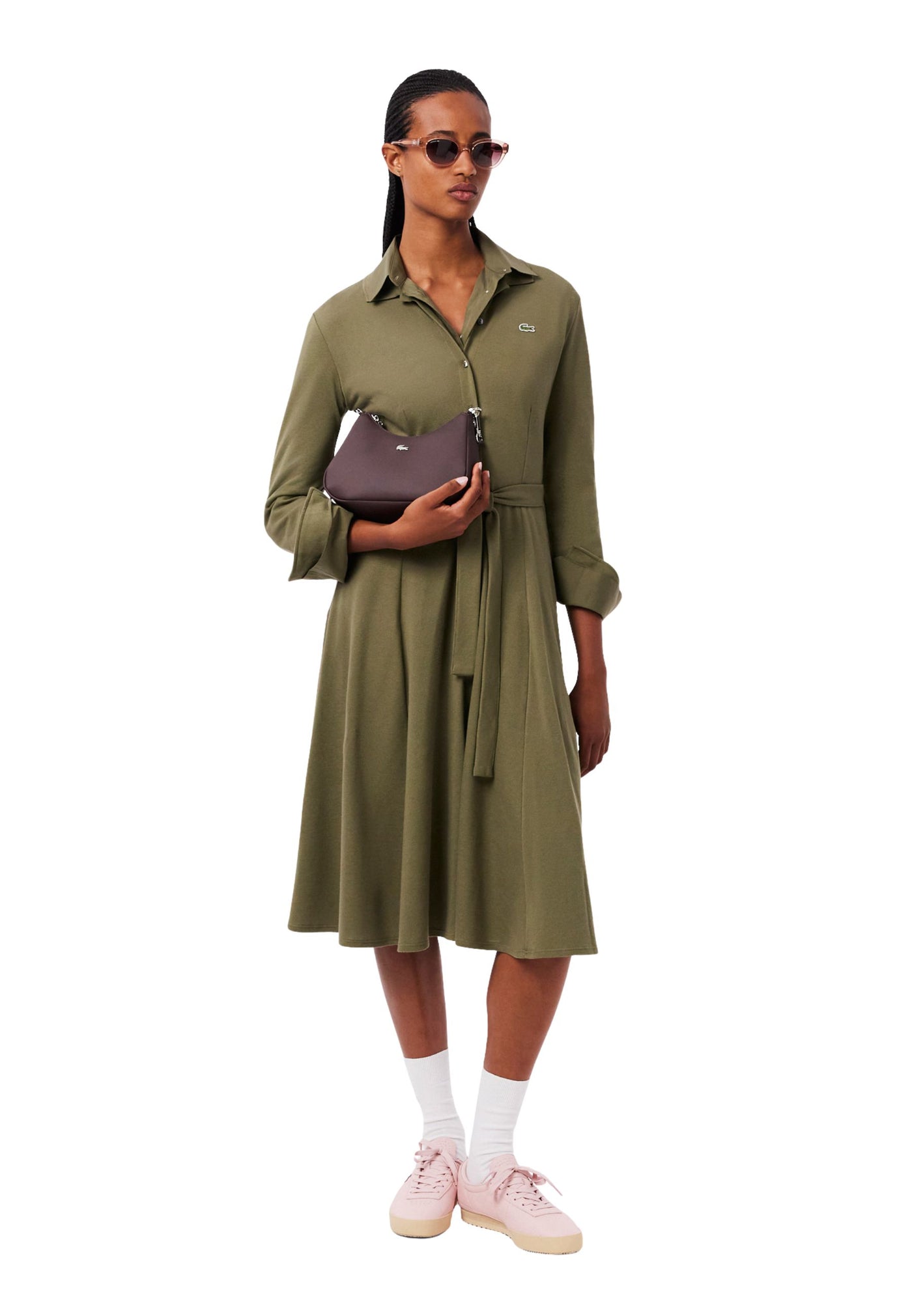 Lacoste Sac à main Daily City NF4756DZ Fudge