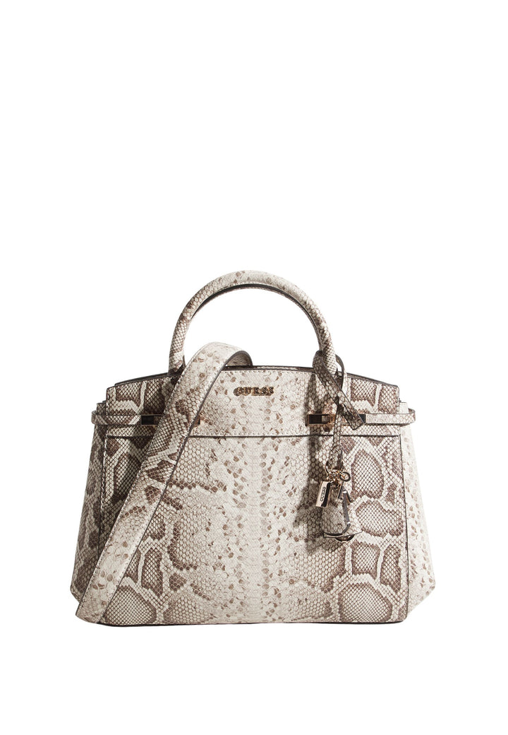 Guess Melinda Triple Compartment Crossbody Bag Natural KG993306