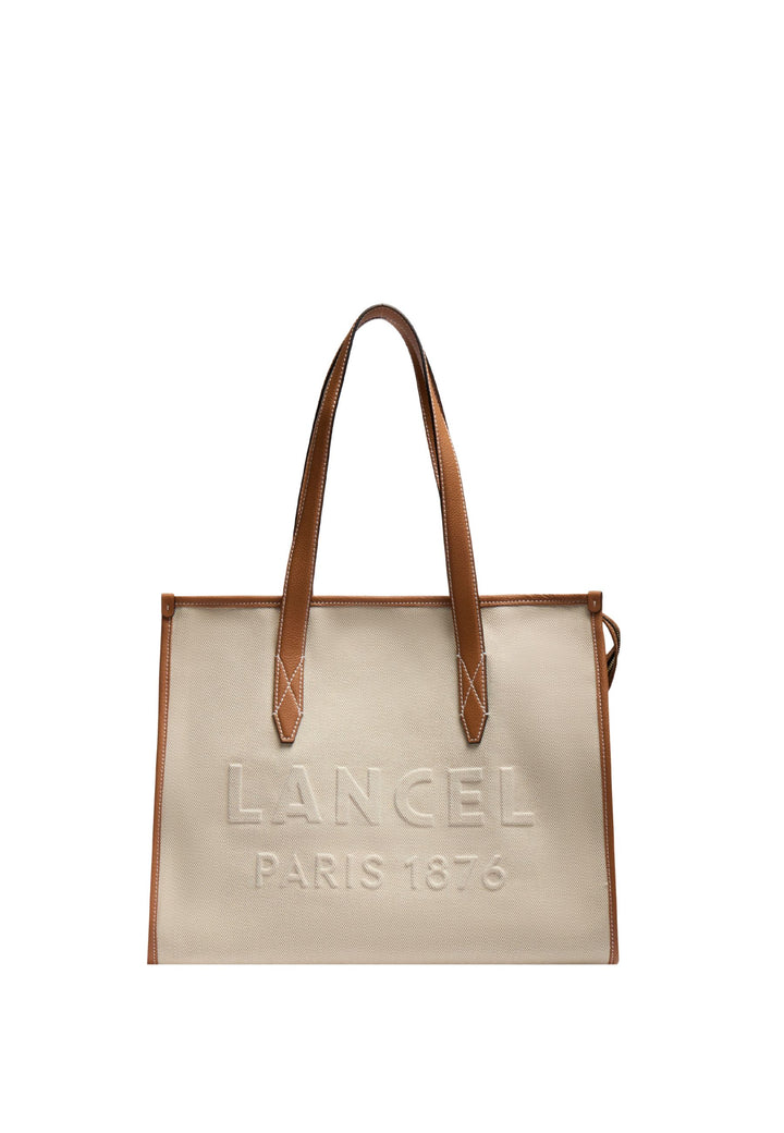 Lancel Cabas / Shopping Jour Animation Naturel/Camel Femme A14028Y5TU