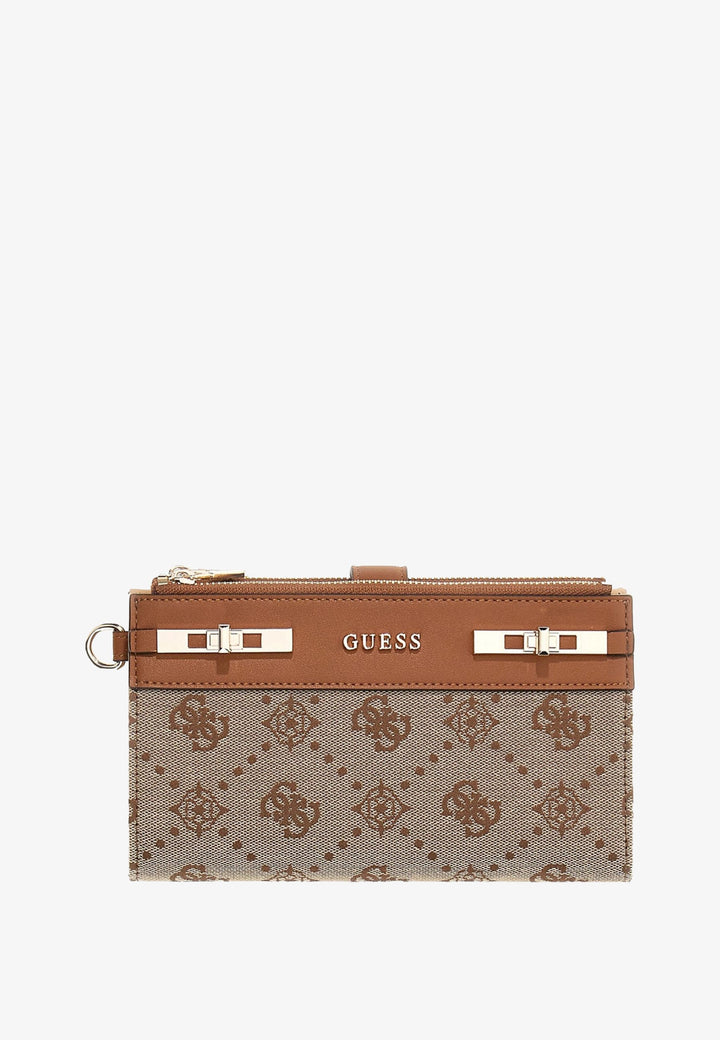 Guess Compagnon / Carteira Melinda Logo Slg Dbl Latte Logo JP9902157