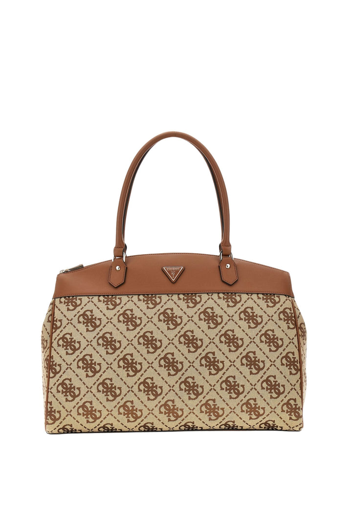 Guess Cabas Audrey Monogramme Cognac Logo