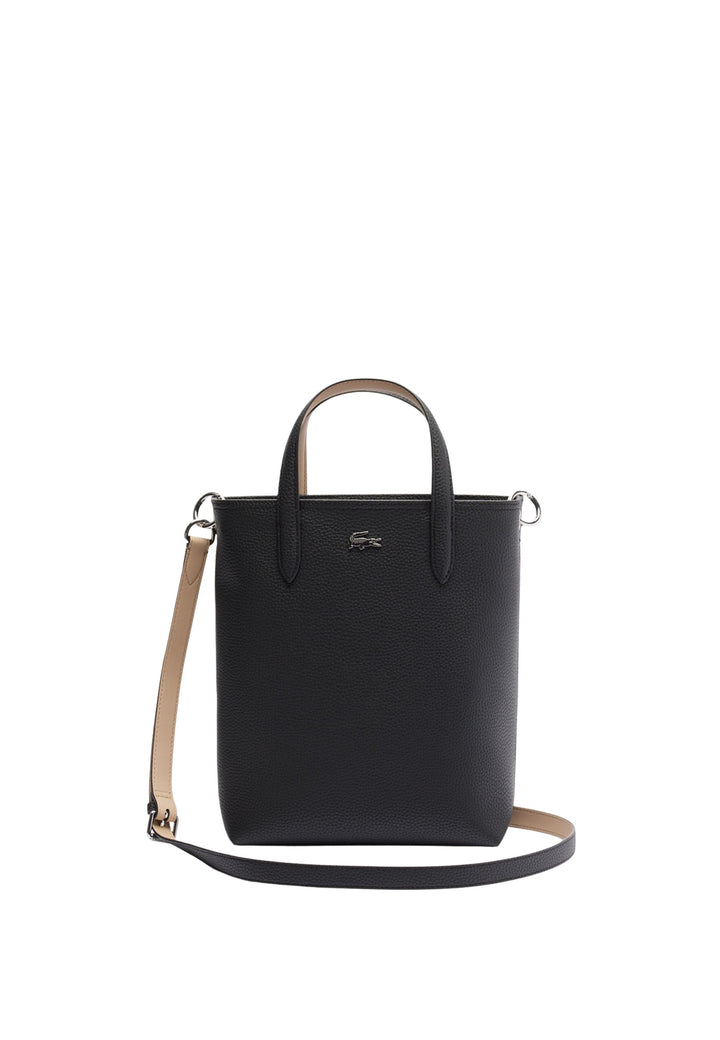 Lacoste Shoppingväska Anna NF4929AA Svart Krema