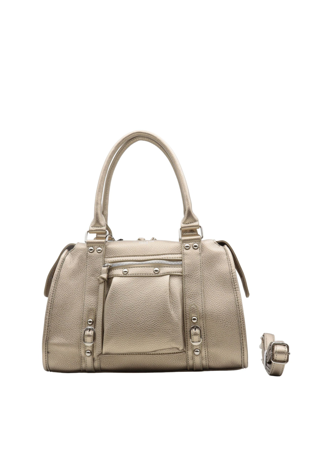 Shoppingväska Flora & Co F8531 Taupe Metal