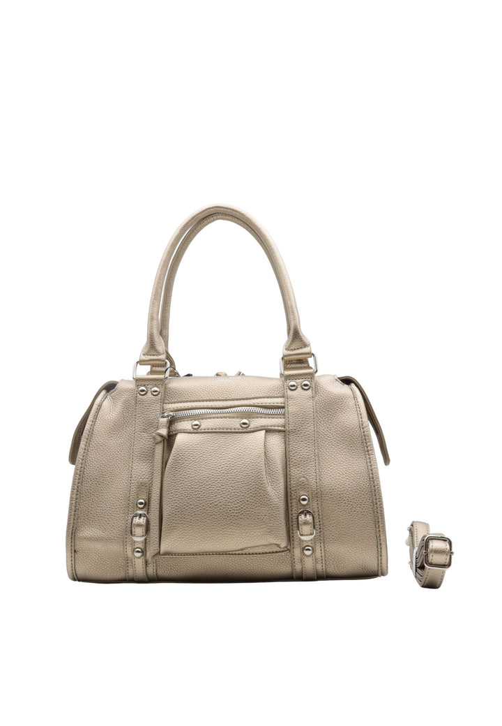 Shoppingväska Flora & Co F8531 Taupe Metal
