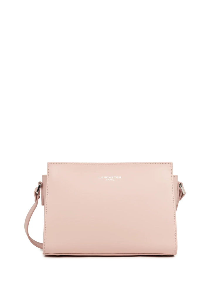 Lancaster Bolso bandolera con cremallera Talla S Piel lisa 437-02 Rosa polvo